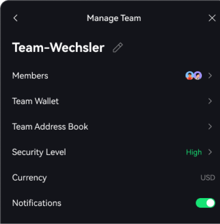User-Friendly Team Management